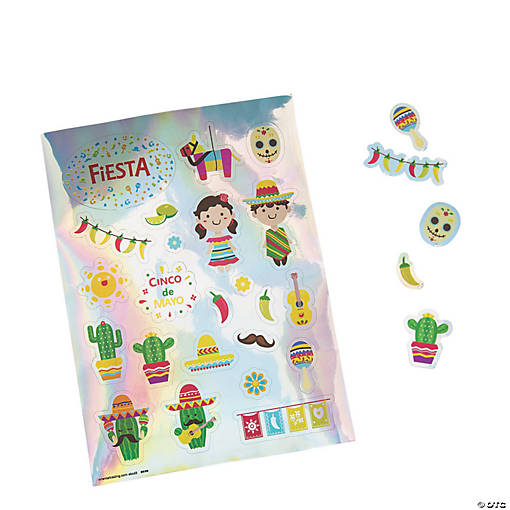 Fiesta Stickers - 12 Pc.