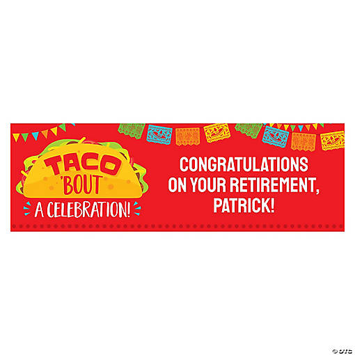 Fiesta Taco Custom Banner - Medium
