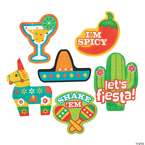 Fiesta Wall Cutouts - 6 Pc.