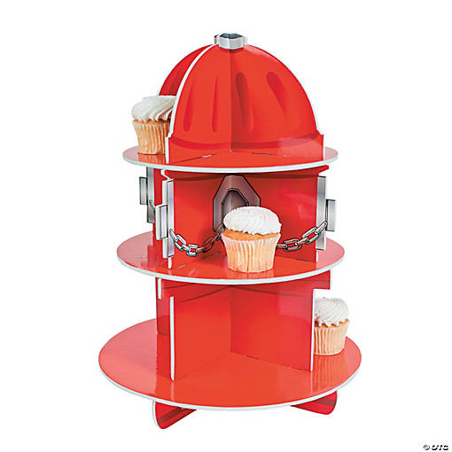 Fire Hydrant Cupcake Stand