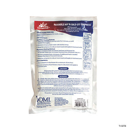 First Aid Only&amp;#174; Reusable Hot/Cold Pack, 4" x 6", 12 Pack