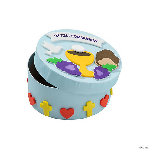 "First Communion" Prayer Box Craft Kit - Makes 12