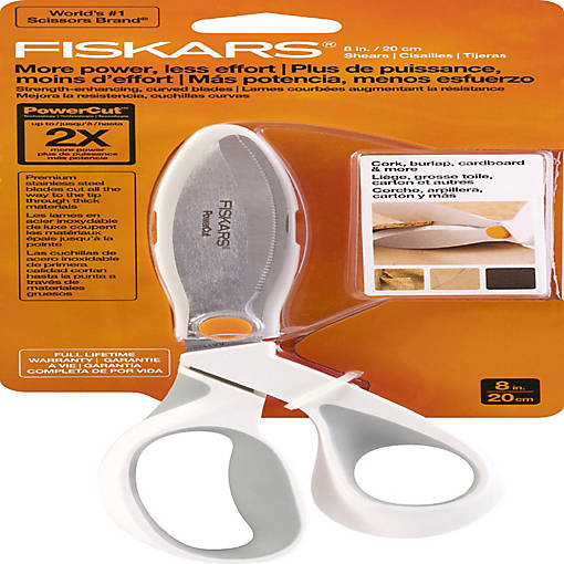 Fiskars Built to DIY Softgrip PowerCut Shears-8"