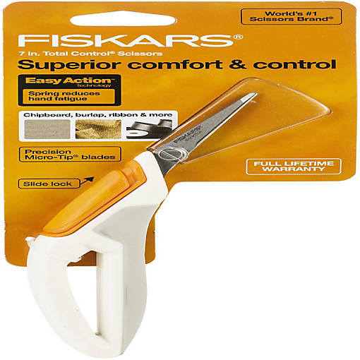 Fiskars Built to DIY Total Control Precision Scissors-7"