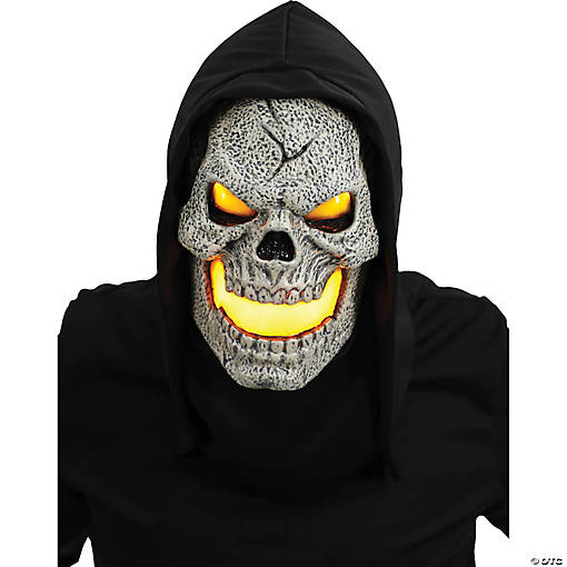 Flame Fiend Skull Yellow Mask