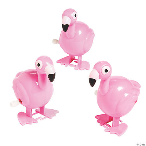Flamingo Wind-Up Characters - 12 Pc.