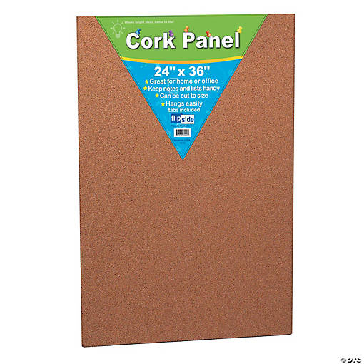 Flipside Cork Panel 24X36In, 2 Pack