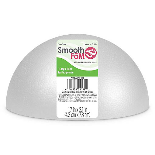 FloraCraft SmoothFoM Half Ball-1.7"X3.1"