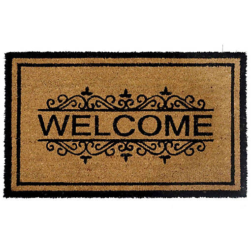 Floral Welcome Rug