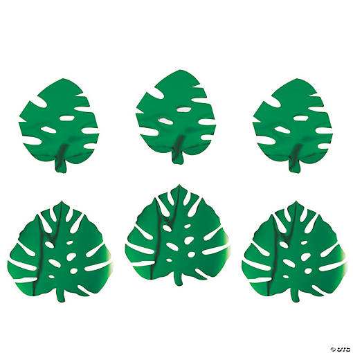 Foil Leaf Cutouts - 6 Pc.