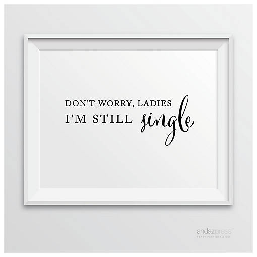 Formal Black White Still Single 8.5x11