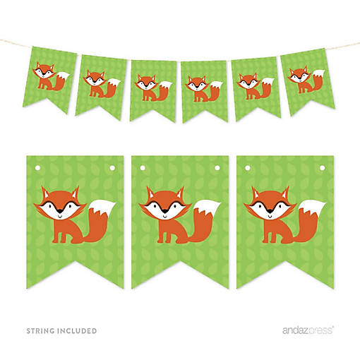 Fox Banner - 4 x 5.5 Inch