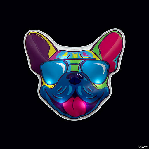 Frenchie Solar Shine Ups Night Light