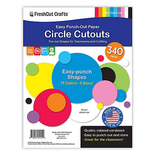 FreshCut Crafts Circle Cutouts
