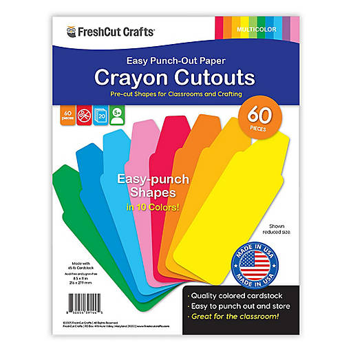 FreshCut Crafts Crayon Cutouts