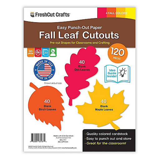 FreshCut Crafts Fall Leaf Cutouts