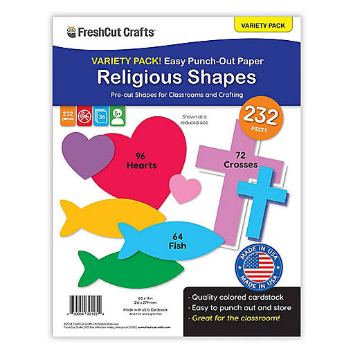 FreshCut Crafts Religious Shape Cutouts