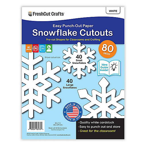 FreshCut Crafts Snowflake Cutouts