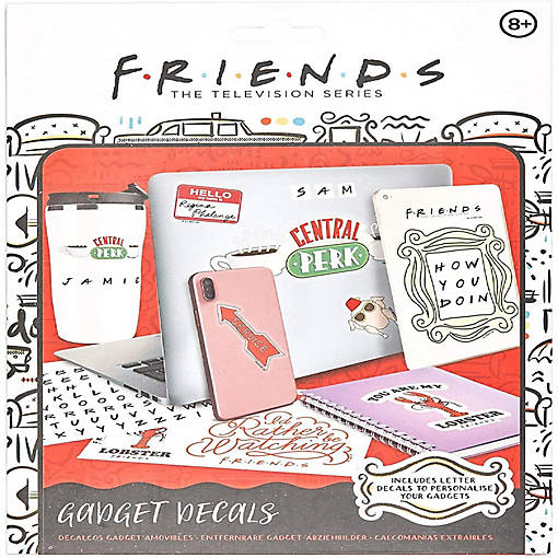 Friends Gadget Decal Stickers  4 Sheets