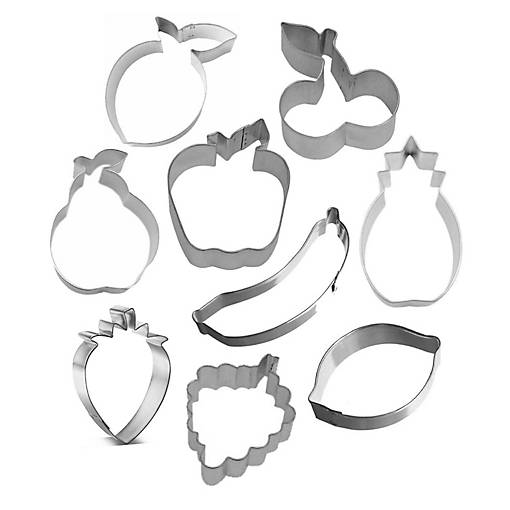Fruit Stand 9 Piece Cookie Cutter Set