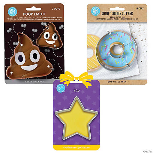 Fun Assorted 4 Piece Cookie Cutter Set