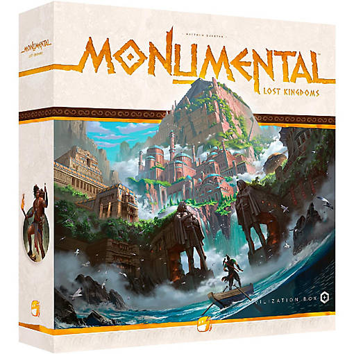 Funforge: Monumental Lost Kingdoms Expansion -Deckbuilding Board Game