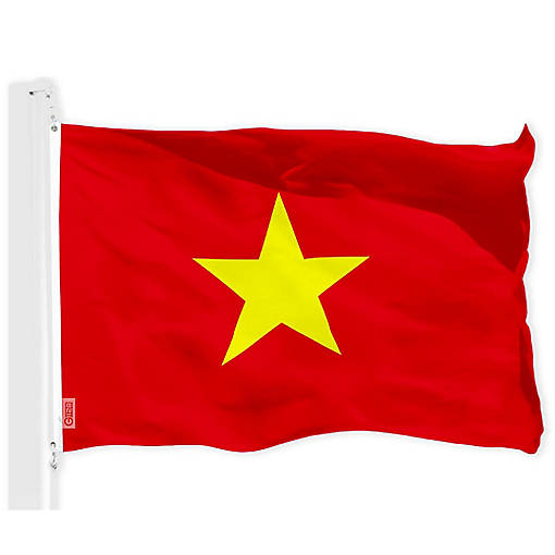 G128 3x5 Ft Printed 150D Polyester Vietnam Flag