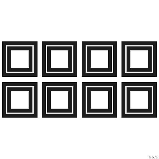 Gallery frames peel &amp; stick wall decals
