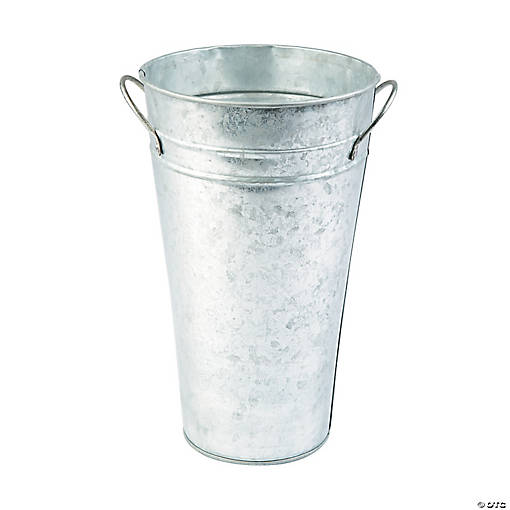 Galvanized Tall Pots - 3 Pc.