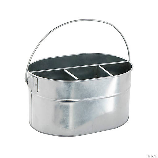 Galvanized Utensil Caddy