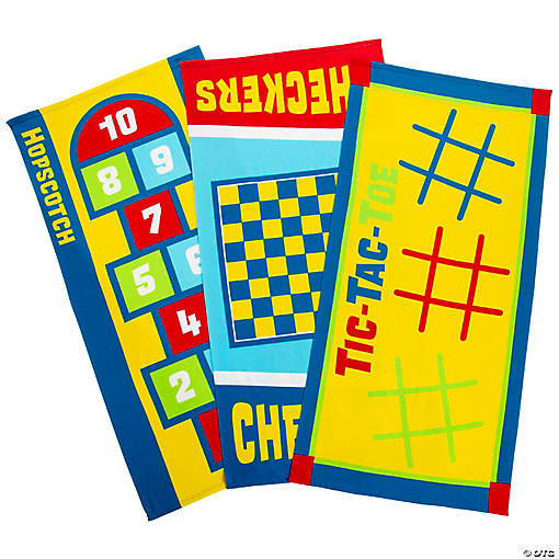 Game Beach Towels &amp;#8211; 3 Pc.