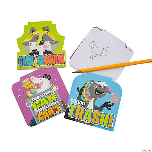 Garbage Critters Character Notepads - 24 Pc.
