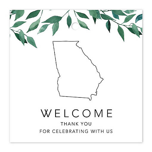 Georgia Greenery OOT Tags 2in 24pk