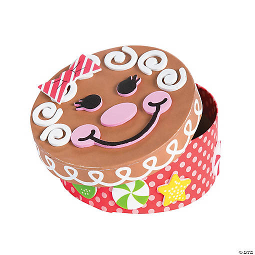 Gingerbread Memory Box Craft Kit - Makes 12