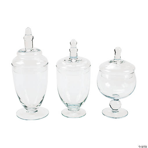 Glass Jar Set - 3 Pc.