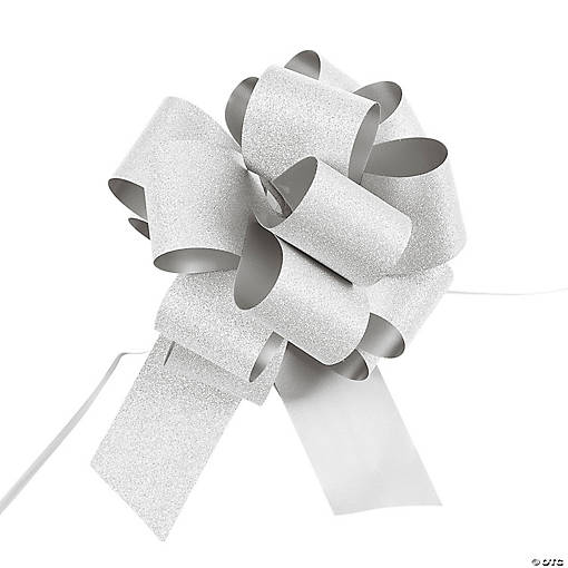 Glitter Pew Bows - 12 Pc.