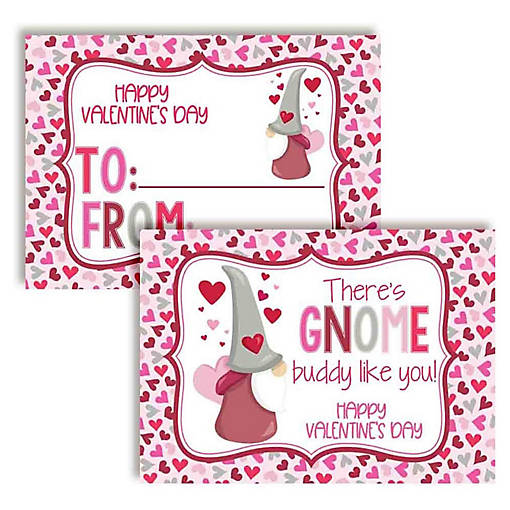 Gnome Classroom Valentines 30pc. by AmandaCreation