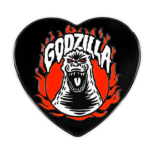 Godzilla Heart-Shaped Enamel Pin
