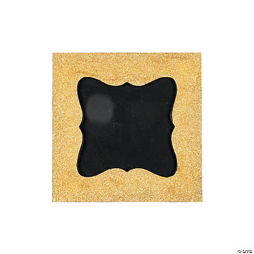 Gold Glitter Chalkboard Frame