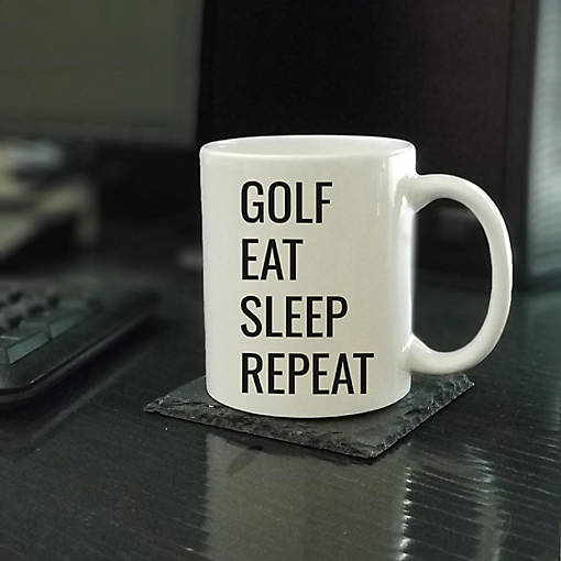 Golf Eat Sleep Repeat Ceramic Mug