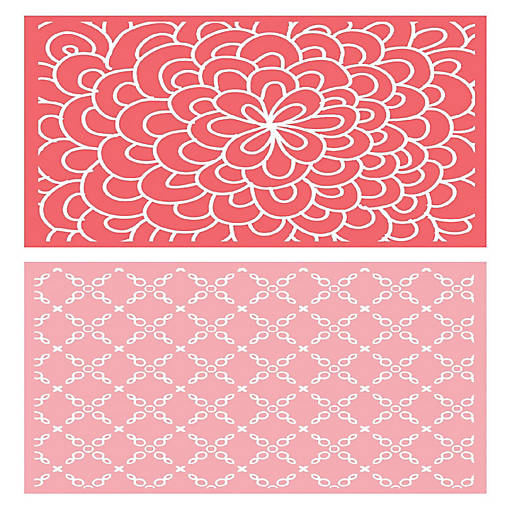 Goosebumpz A2 Embossing Folders 2/Pkg-Bloom