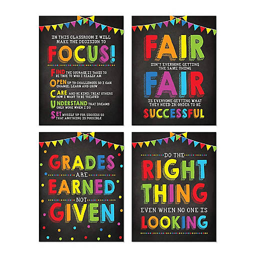 Grades Are Earned 8.5x11in 4-Pack