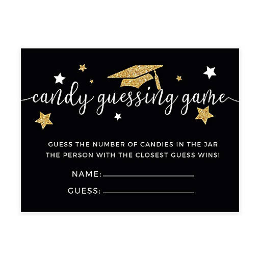 Graduation Candy Guessing Game 30PK