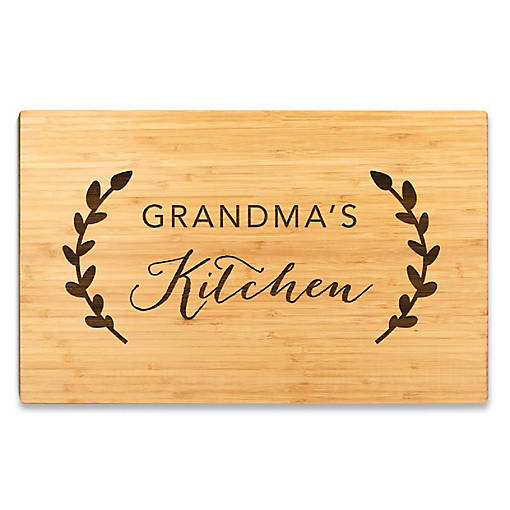 Grandma's Kitchen Rustic Board 17.75x11