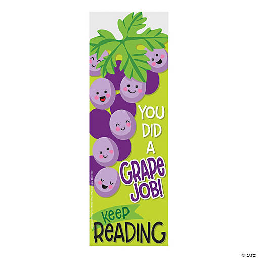 Grape-Scented Bookmarks - 24 Pc.