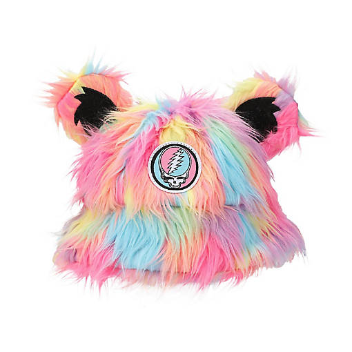 Grateful Dead Logo Multicolored Bucket Hat With 3D Bear Ears