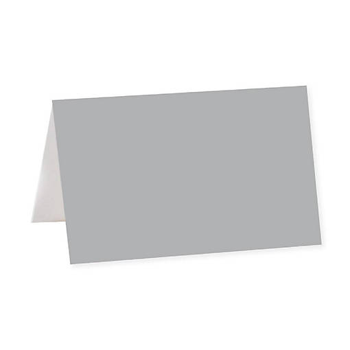 Gray Table Tent Place Cards 20-Pack