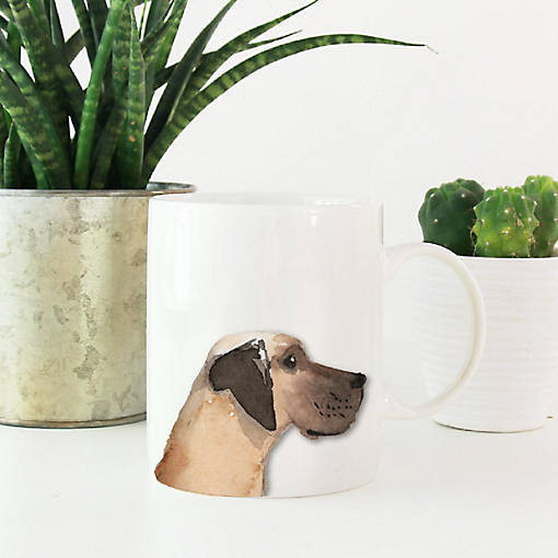 Great Dane Up Close Ceramic Mug
