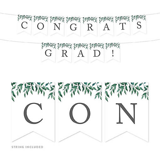 Greenery Congrats Grad - 4 x 5.5 Inch
