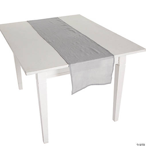 Grey Gauze Table Runners - 3 Pc.